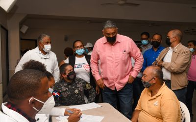 Interior y Policía respalda jornada de vacunación en provincia Duarte