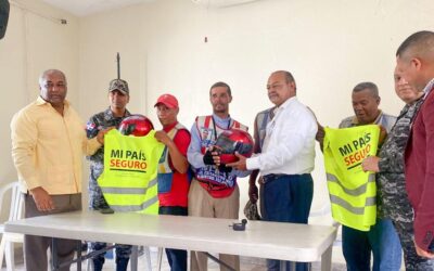 Interior y Policía trabaja con motoconchistas reducción de accidentes de tránsito