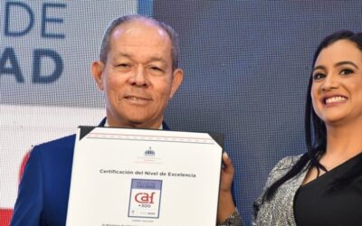 Interior y Policía recibe certificación Sello de Calidad CAF +300 por políticas sustentadas en respeto a derechos humanos