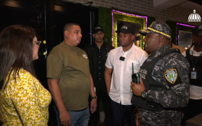 COBA realiza operativo preventivo contra ruidos en negocios en Distrito Nacional