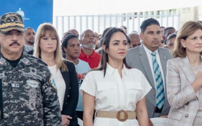 Raquel Peña inaugura obras en Santo Domingo para fortalecer la educación y la seguridad