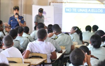 Interior y Policía previene drogadicción y pandillerismo en escuelas