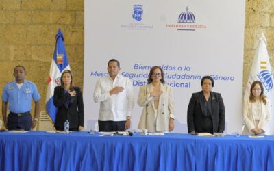 Mesa de Seguridad, Ciudadanía y Género del Distrito Nacional presenta balance positivo sobre la priorización de la seguridad