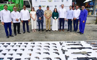 Interior y Policía y Metaldom destruyen 14,699 armas para reforzar la seguridad ciudadana